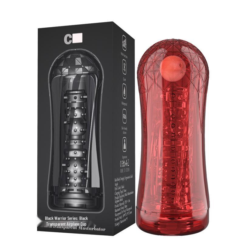 Red Pill Кристально чистый 3-канальный Fleshlight со взрывной эякуляцией для продолжительного мужского удовольствия.