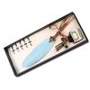 Feather Pen Set Vintage Ink Carved Metal Pen Writing Suit for Business Gift Table DecorationSky