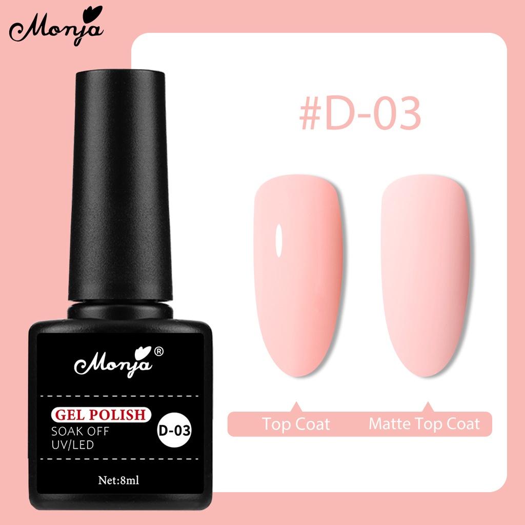 monja 17 цветов 8 мл флакон для дизайна ногтей гель УФ-лак для рисования живопись быстросохнущая замачиваемая лампа отверждение лаки лак DIY дизайн маникюра инструменты для красоты