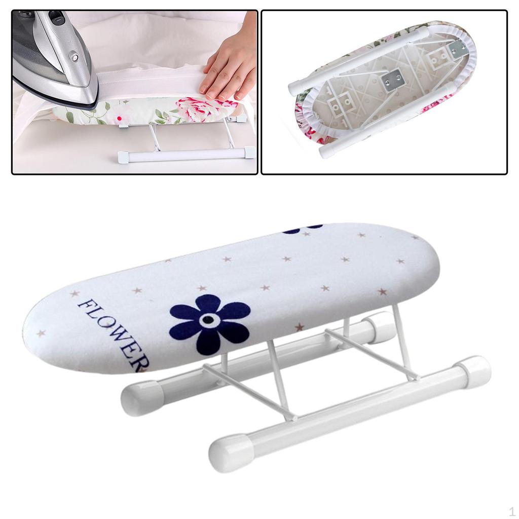 Portable Ironing Board with Folding Legs for Countertop Dorms Home