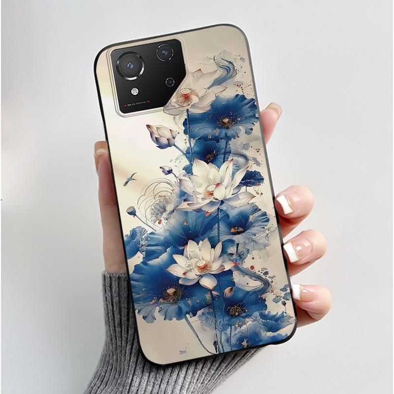 Чехол для Asus ROG Phone 8 Phone8 ROG8 Pro Чехол Роскошный Дракон Милый Крутой Мальчики Девочки Тонкий Черный Матовый Мягкий ТПУ Защитная Задняя Крышка