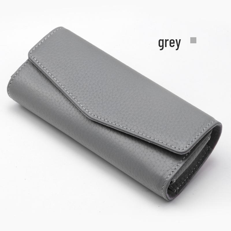 Многофункциональный кожаный держатель для солнцезащитных очков на автомобильный козырек и визитница
