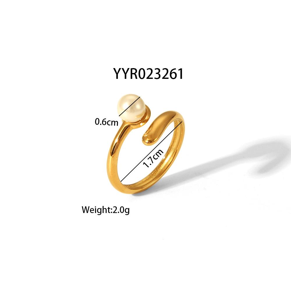 Titanium Steel Ring Jewelry Aesthetic Adjustable Stainless Steel Ring Ornament Exaggerated Opening Jewelry Accessories for Women's Banquet Occasions