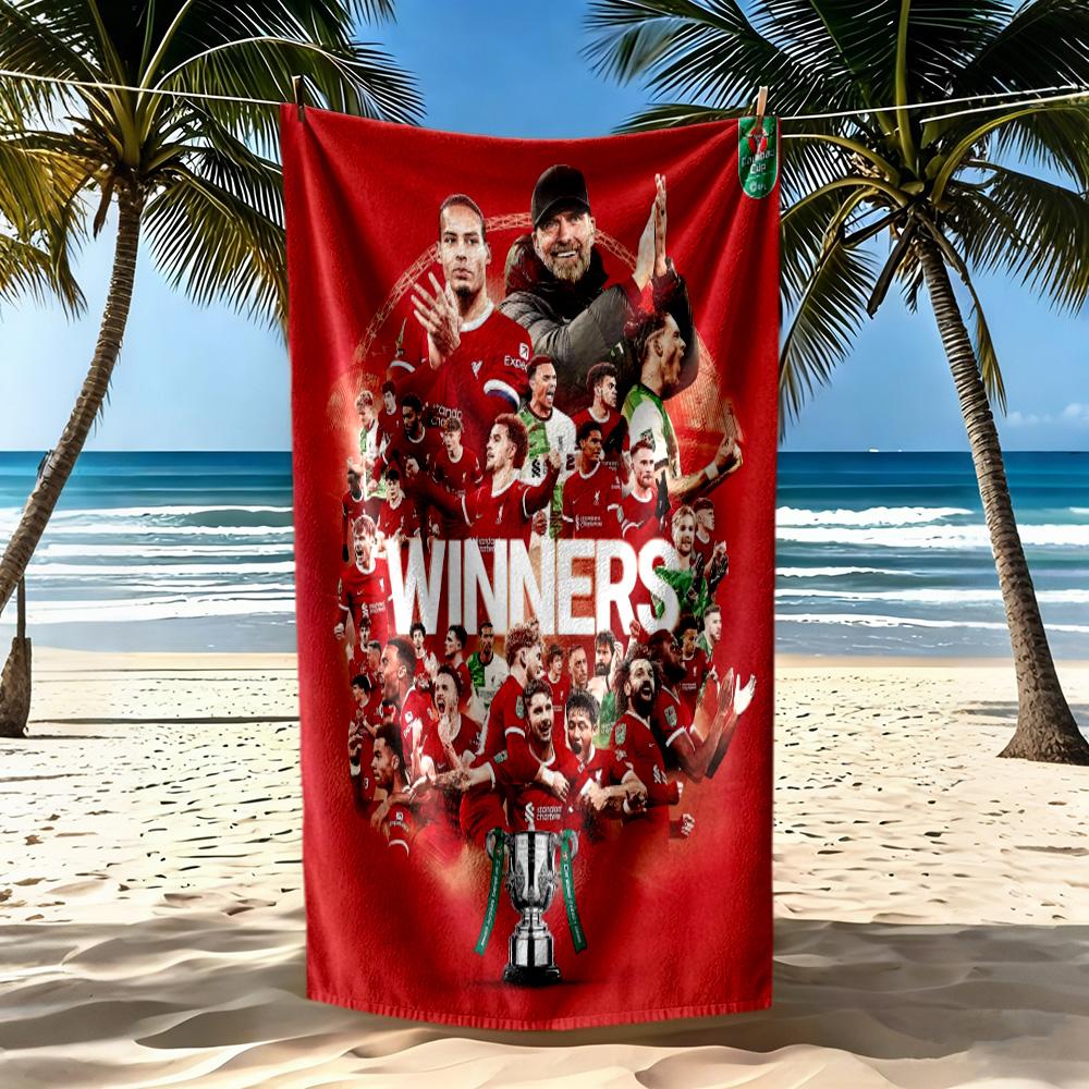 Liverpool Football Club Beach Towel Super Soft Microfiber Quickdry Fabric Comfortable Lightweight