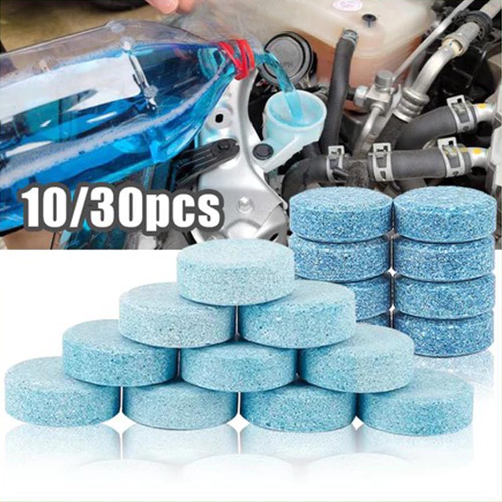 Автомобильные шипучие таблетки Смешанные твердые очистители для лобового стекла Инструменты для мытья стеклоочистителей Домашний туалет Окна Концентрированные таблетки Автомобильный очиститель