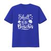 Shell Yeah Beaches T Shirt Seashell Design for Beach Life Summer Vacation Trip Stylish and Comfortable vintage Washed Versatile