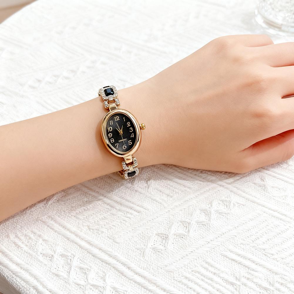 Women's Quartz-Watch,Fashion Crystals Inlaid Wrist Watch,Best-Seller Ladies Bracelet Watch For Romantic Dates & Anniversaries
