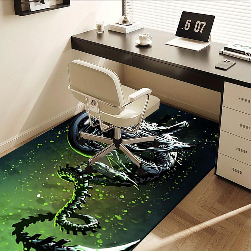 Коврик для стула «Инопланетянин»: Офисный ковер для стола, Большой ковер для домашнего декора, Коврик под диван, Идея подарка для офиса и гостиной