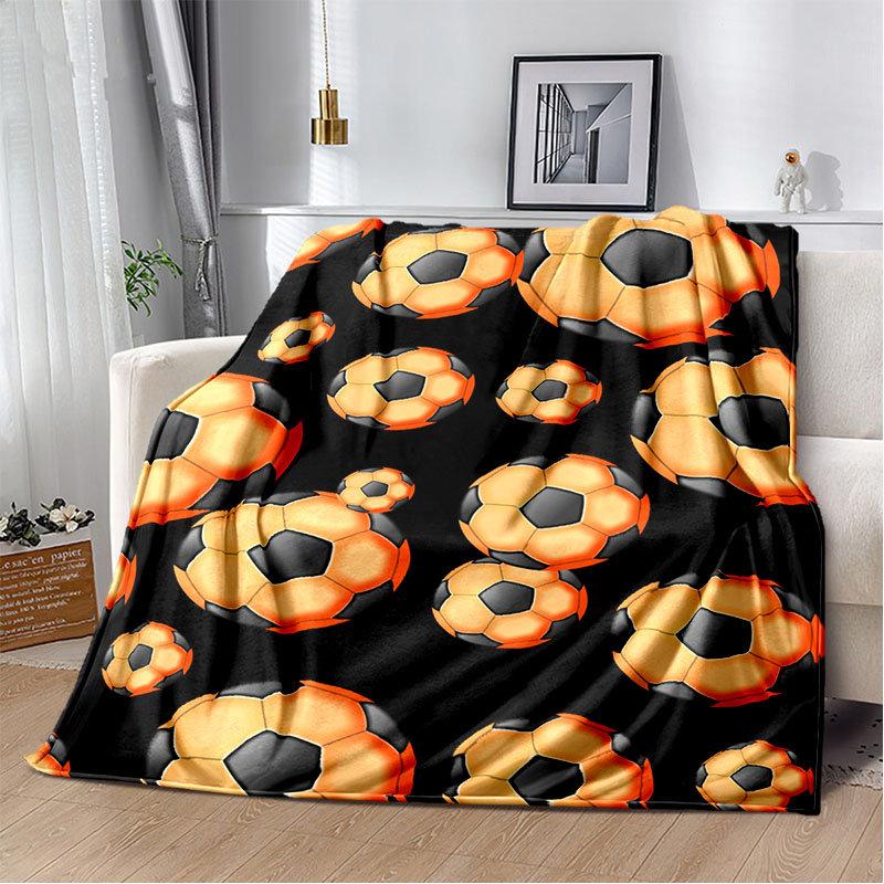 Футбольный мяч, футбольные ворота, одеяло, мягкие фланелевые одеяла, кровать, чехол для дивана, покрывало, домашний декор, подарки на Рождество и день рождения