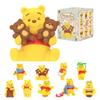 TOP TOY Disney Winnie the Pooh Happy Every Day 2.0 Series [1 Piece] Gachapon Blind Box Figure Soft Vinyl PVC Premium Toy Birthday Gift Winnie the