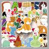 50 Ручная роспись Jellycat Милые Декоративные Наклейки для Телефонов, Гитар, Самокатов, Шкафов