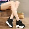 New  Autumn Women Breathable Platform Casual Shoes Women Height Increased Vulcanized Shoes 12 CM Thick Sole  Mujer