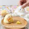 Увлекательный мультфильм, милый хомяк, вафли, лапы, сжимаемая игрушка, силиконовый зажим, TPR, мягкая декомпрессионная игрушка для снятия стресса для детей, подарок, мягкий