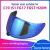 Universal Day/Night Motorcycle Helmet Goggles - Fits HJ C70 Lens for Outdoor Riding.