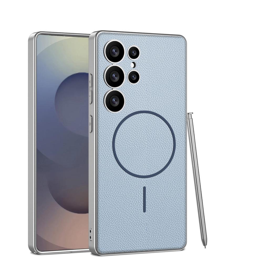 Премиальный чехол для мобильного телефона Samsung S25Ultra Тонкий Круглый Магнитный Magsafes25Ultra Беспроводная зарядка Япония и Южная Корея