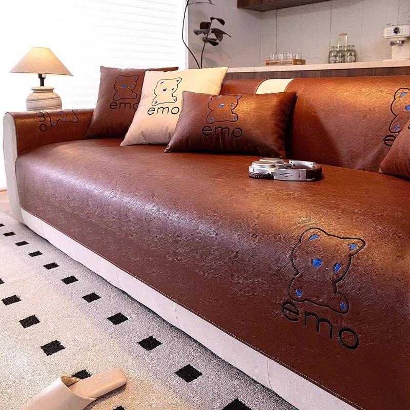 Waterproof Non-Slip Sofa Cushion Universal All Season Couch Cover Living Room Cartoon