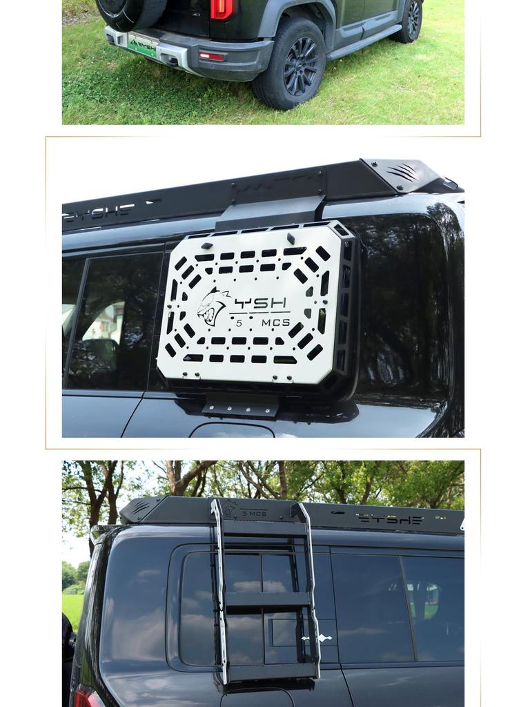 Платформа на крышу BYD Fangbao Leopard 5: Расширение багажника на крышу для автомобильных путешествий, багажники и боксы для багажа.