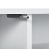 Floating TV Stand Cabinet for TVs up to 60", Wall Mounted TV Unit with Open Shelf, Storage Cupboards and Cable Management for Living Room, White