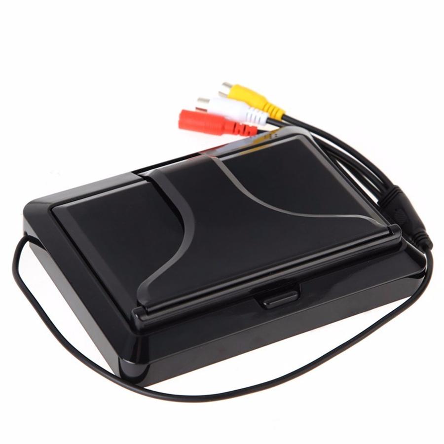 HD 800 X 480 5 Inch Foldable TFT LCD Monitor Car Reverse Rear View Car Monitor