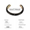 Enamel Retro Opening Bangle French Style Women's Hand Bracelet Simple Woman Cuff Bracelet  Gifts