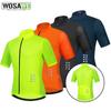 Wosawe Mens Cycling Jersey Short Sleeve Breathable MTB Mountain Bike Riding Sports Tops