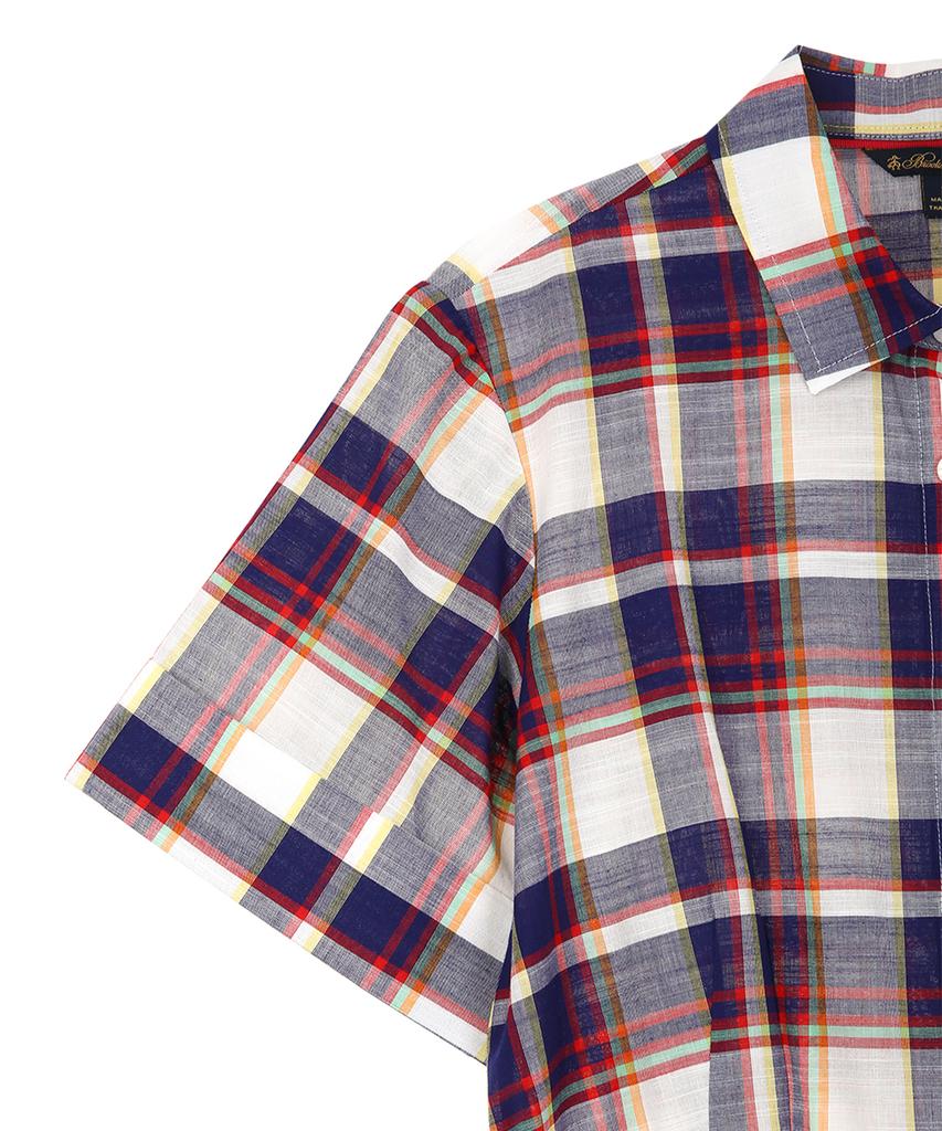 Хлопковое платье-рубашка в клетку мадрас от BROOKS BROTHERS (много) (Bbdzwm68227Es)