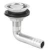 Marine Flush Mount Fuel Gas Tank Vent 316 Stainless Steel Vent Hose Fitting 90 Degrees  Connector 16mm