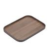 Rectangle Wood Tray Retro Style Fruit Plate Smooth Edge Tea Tray  Home