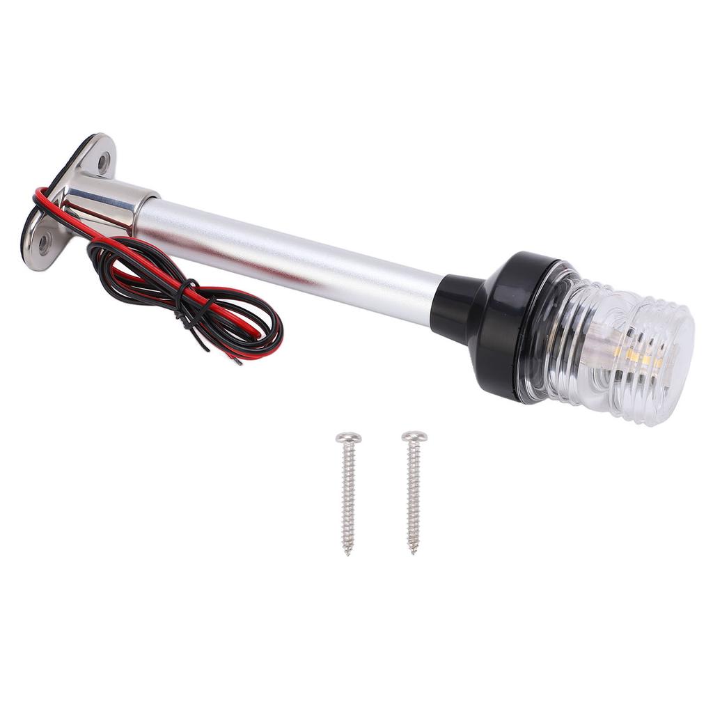 25cm 10in LED Navigation Light 360 degrees  Irradiation Angle Waterproof Marine Boat Sailing Lamp DC12V‑24V 5W