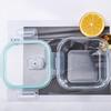 Стеклянный ланч-бокс Bento Box Разделенные контейнеры для приготовления пищи с крышками Штабелируемые многоразовые контейнеры для хранения продуктов
