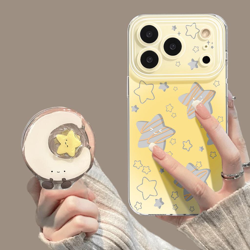 Applicable to iphone17promax smudged stars 16 magnetic attraction 15 bracket 14 advanced sense 14 apple 13 mobile phone case