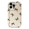 Чехол для телефона в виде банта-сердечка для iPhone 17 Air 16 15 14 13 12 11 Pro Max Plus 16E XR XS X Ударопрочный силиконовый задний чехол