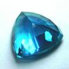 7.37 Ct Natural Ceylon Sapphire Lite Blue Trillion Cut Loose Gemstone