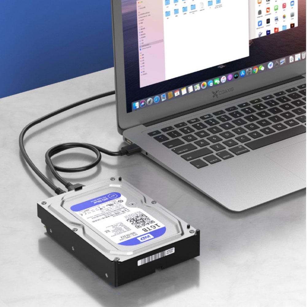 Кабель-адаптер USB 3.0 на SATA 3 для HDD/SSD 2,5" и 3,5" Кабель-конвертер USB3.0 для жесткого диска Samsung Seagate WD 2,5 3,5 дюйма
