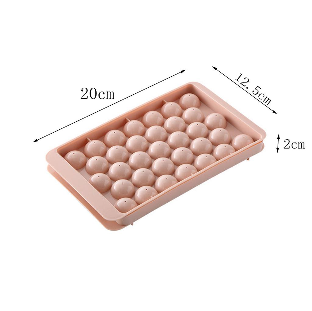 1 шт. 33 сетки мяч форма для кубиков льда коробка для льда бытовой круглый сферический маленький замороженный кубик с крышкой артефакт пищевой полипропиленовый лоток для льда