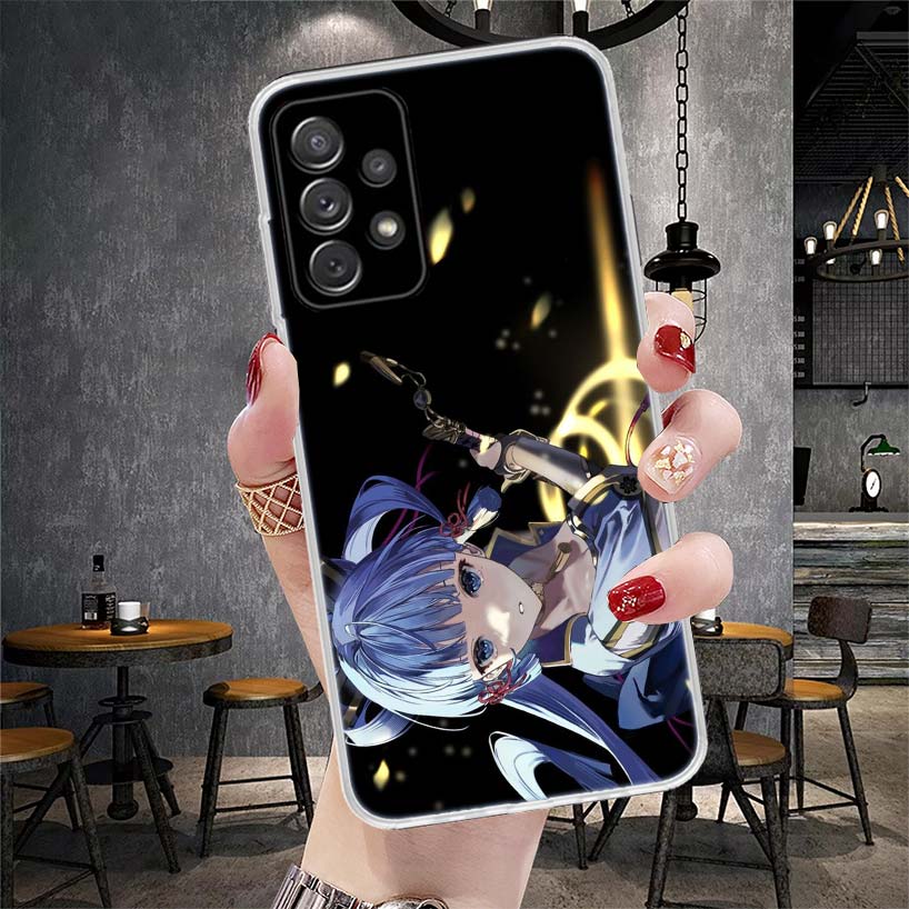 Чехол для телефона Genshin Impact Kamisato Ayaka для Samsung Galaxy A12 A22 A32 A52 A72 A02S A51 A50S A71 A70 A31 A20S Note 20 Ultra S10