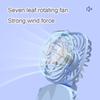 2025 New Handheld Neck Hanging Small Fan USB Mini Fan Charging Folding Desktop Gift Electric Fan