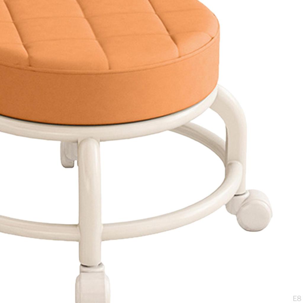 Compact and Durable Rolling Stool for Salon Garage Use