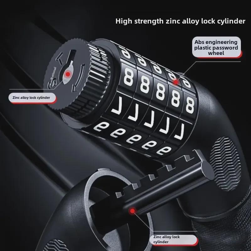 Anti-Theft Electric Vehicle Chain Lock for Motorcycles and Bicycles