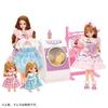 Takara Tomy "Licca-chan LF-02 Kururin Laundry Machine" Dress-Up Doll Play Toy for Ages 3 and Up, Meets Toy Safety Standards, ST Mark Certified
