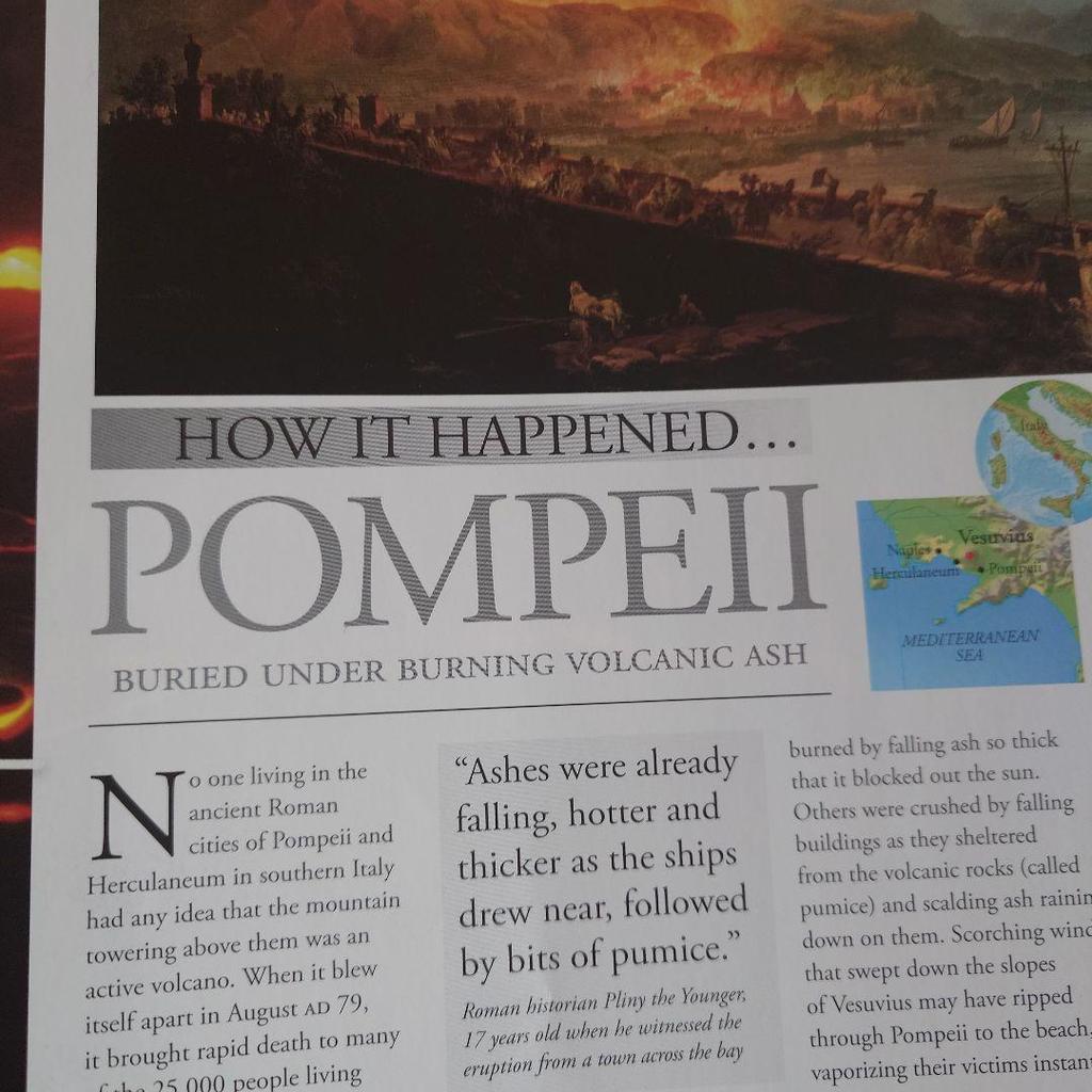 [USED] Rare book on volcanoes "DK experience VOLCANO