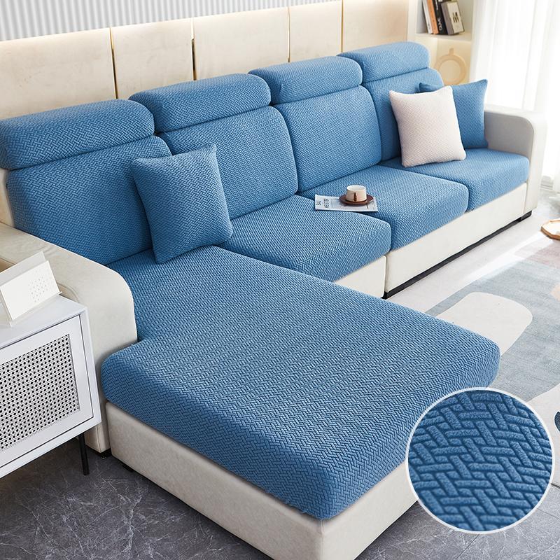 Толстые чехлы для подушек, чехлы для диванов для гостиной, моющиеся эластичные жаккардовые чехлы на сиденья, защита для мебели, секционный диван