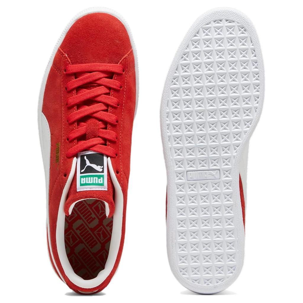 Puma Замшевые Легкие Низкие Скейтбордические Кроссовки Мужские Красный Белый 399781-02
