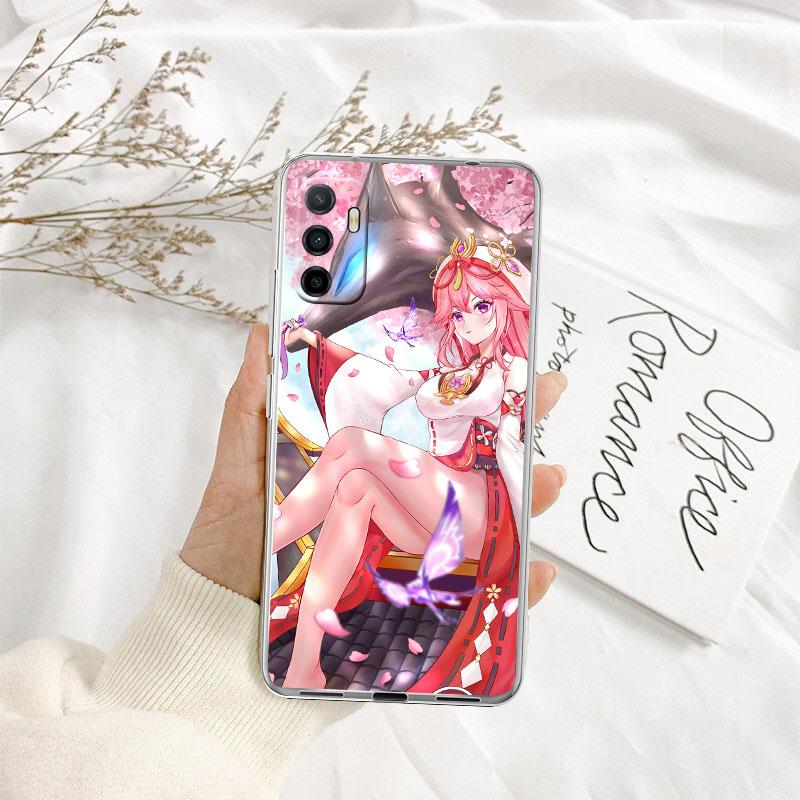 Чехол IK34 Genshin Impact Girl для Motorola E13 E15 E20 E22 E22I E22S E30 E32 E40 E7 E7I G Plus Power Play Stylus G22 G14