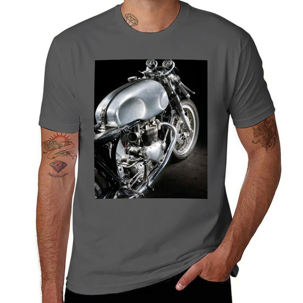 Triton Cafe Racer Tshirt Urban Style Casual Short Sleeve Top