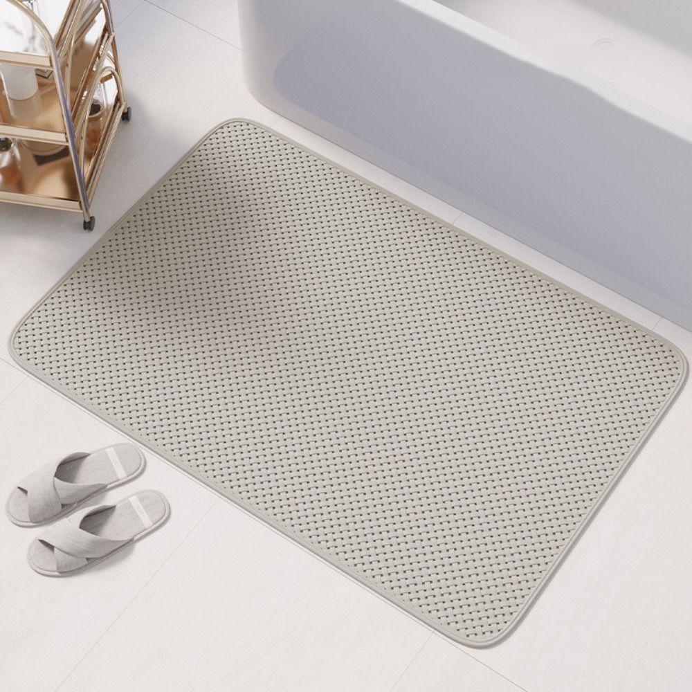 Textured Surface Non-Slip Bath Mat Machine Washable Shower Mat Easy Clean Bathtub Mat Spa
