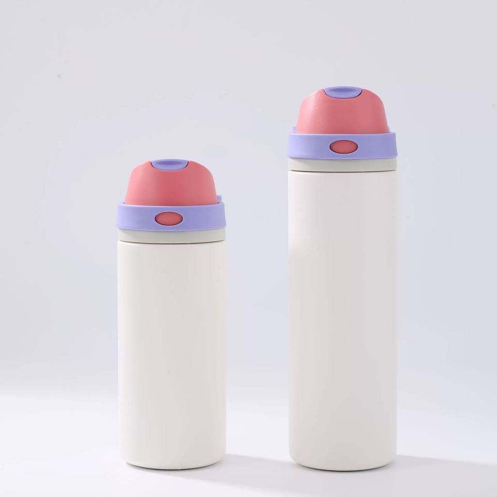 Double-handle Bouncy Vacuum Insulated Thermos Cup 304 Stainless Steel Leak-Proof Eco-Friendly 10-20 Hours Thermal Insulation