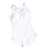 Swimsuit Women's Sporty Style White One-piece Triangle Belly Cover To Show Slimming Training Racing Swimming Pool Hot