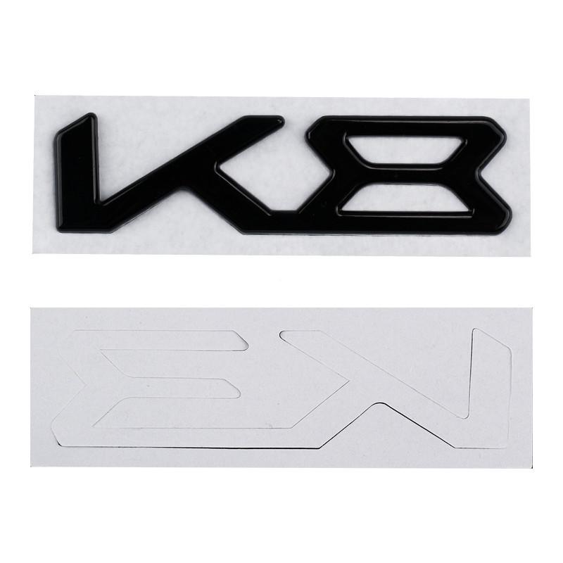 Новые 3D металлические наклейки-эмблемы K3, K5, K8 для Kia K5 K3 K8 Sportage 4 Rio 3 Picanto Soul, крыла автомобиля, заднего багажника