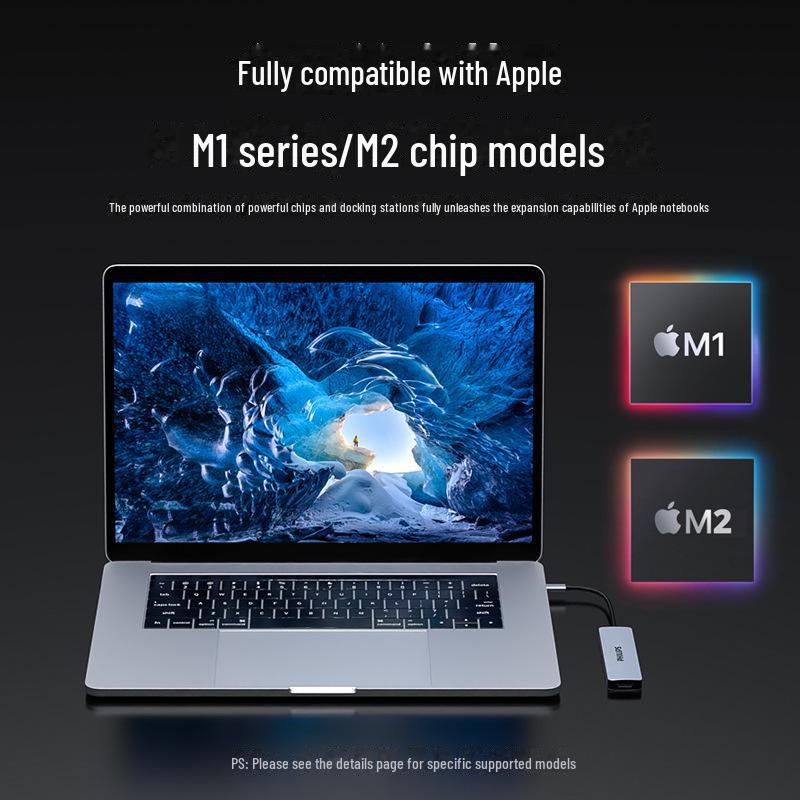 Хаб Philips Type-C для Apple и Huawei: HDMI, Сеть, Док-станция для расширения USB